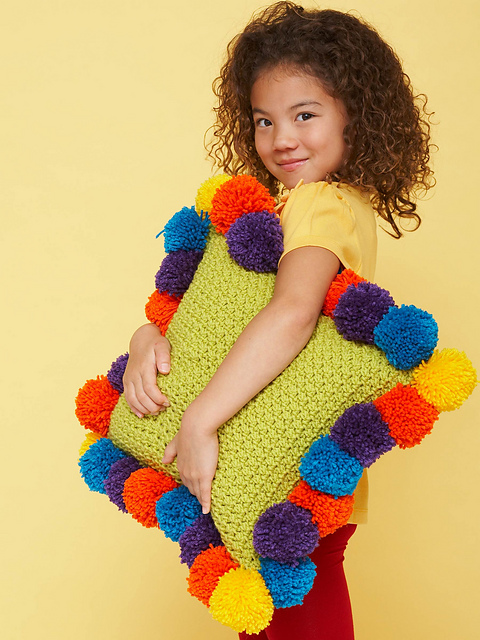 Pompom-Edged Pillow