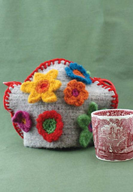 Felt and Flower Tea Cozy
