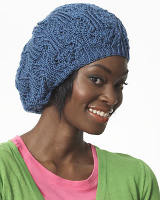 Slouchy Lace Beret