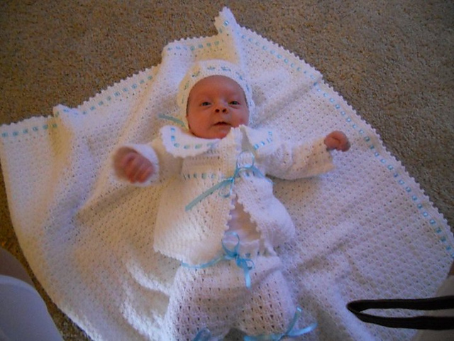 Beribboned Baby Outfit JC40B