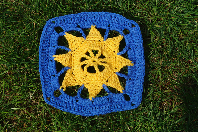 Granny Square "Sommersonne" / Summersun"