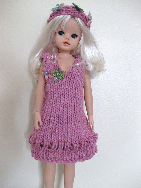 Daisy Embroidered Dress and Headband