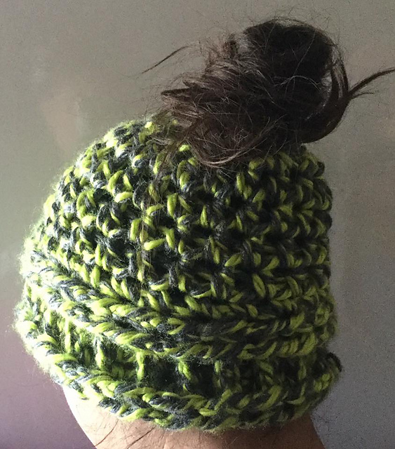 Mountain Tread Chunky Messy Bun Hat