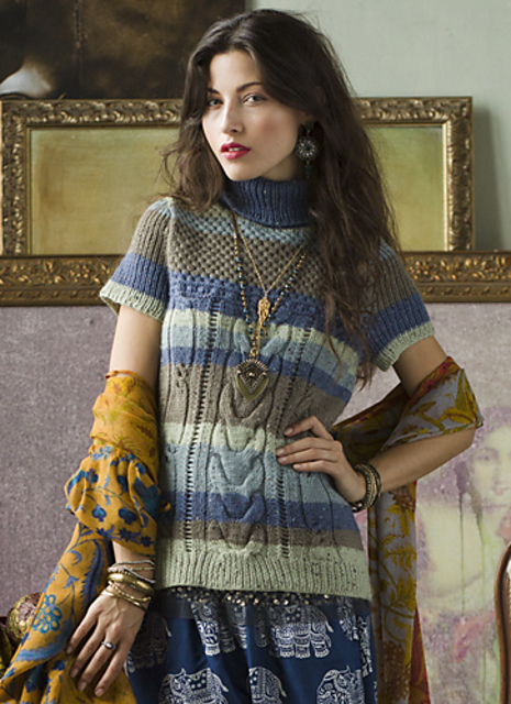 #06 Striped Turtleneck