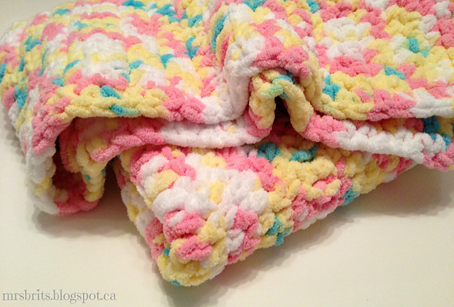 Chunky Crochet Baby Afghan