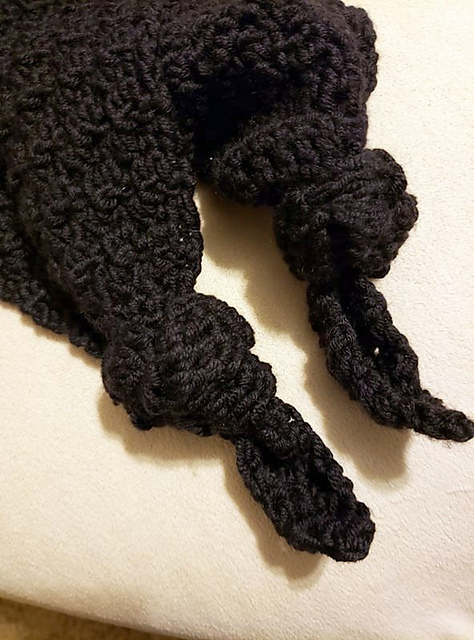 'Ohana Black Lava Knotted Scarf