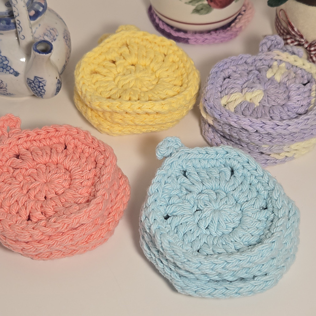 Hexagon Crochet Coaster