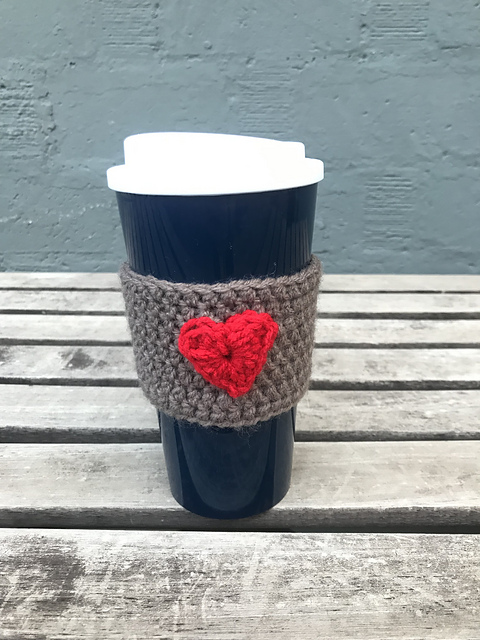 Wear Your Heart on Your Sleeve Coffee Cozy