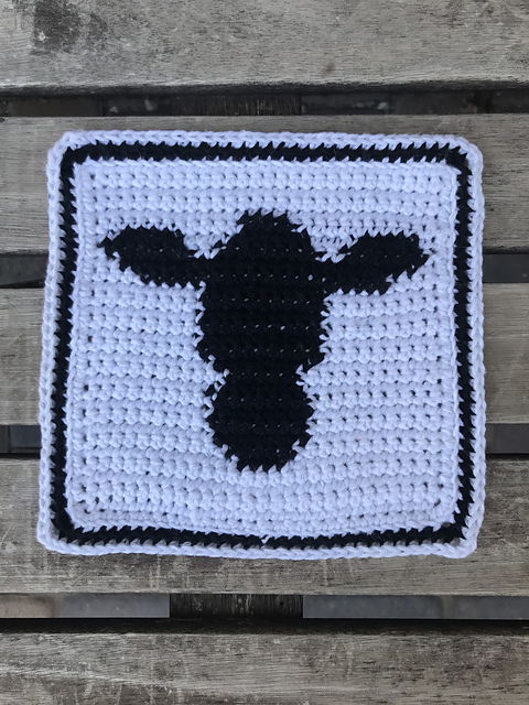 Cow Face Dishcloth & Towel