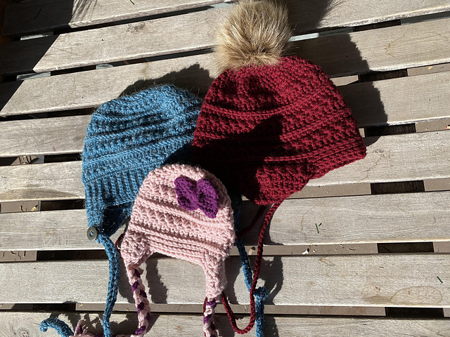 All is Bright Earflap Hat & Headband