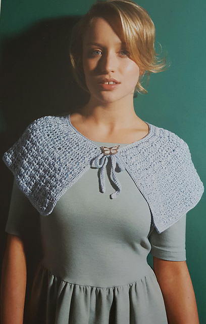Blue Beaded Summer Cape