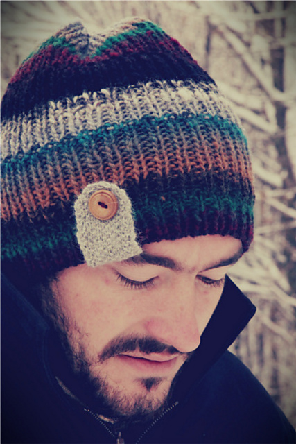 A very simple hat in Kureyon