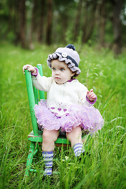 Frilly hat