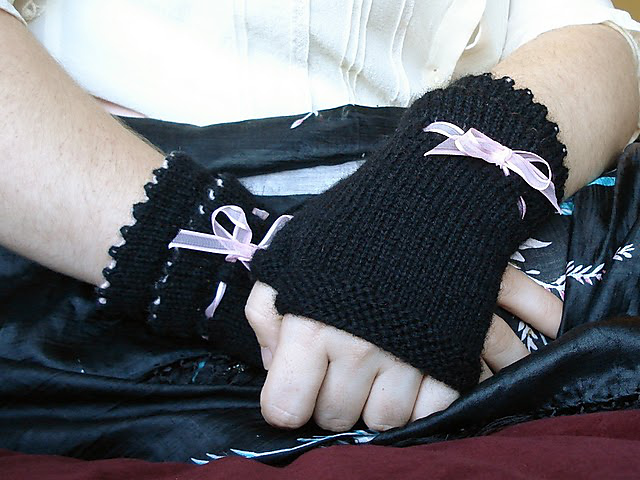 Strictest Confidence Fingerless Mitts