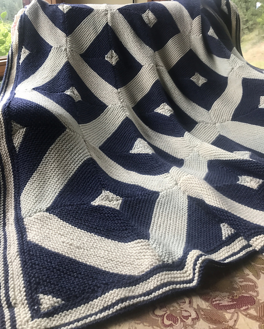 Thin Blue Line Group Afghan