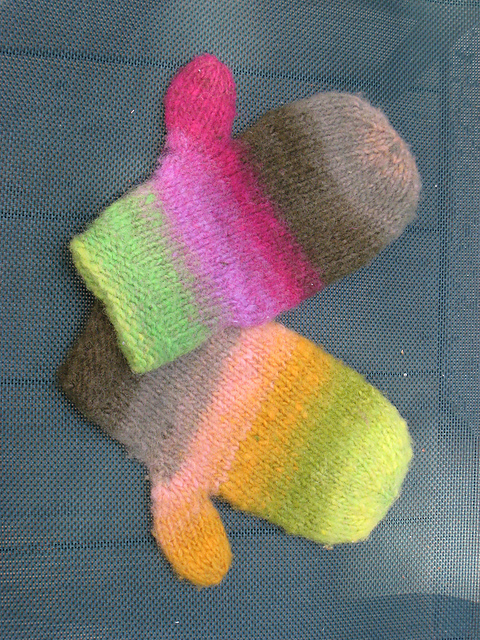 Felted Mitts and Hat