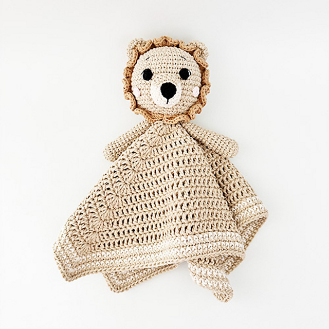 Lion Lovey Blanket