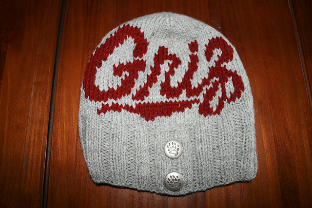 University of Montana Griz Button Beanie Kit