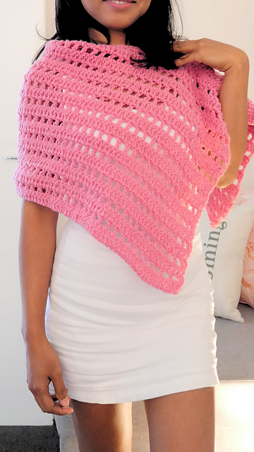 sweet peony poncho