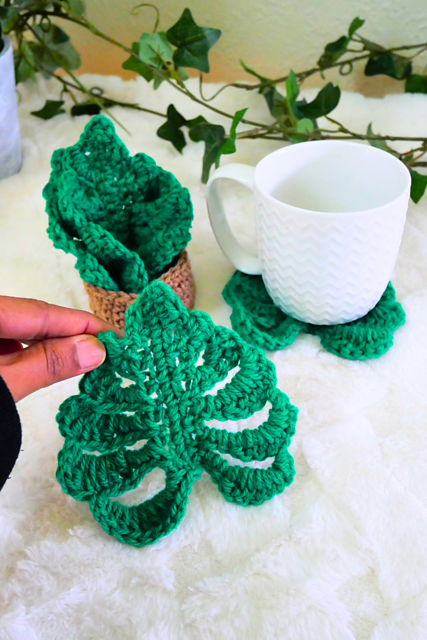 monstera coaster