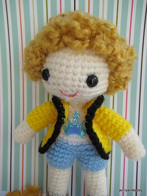 boy people amigurumi -Justin