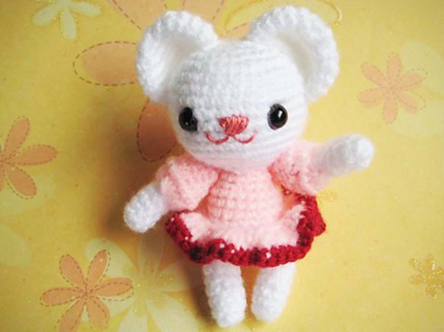 teddy bear amigurumi Polly
