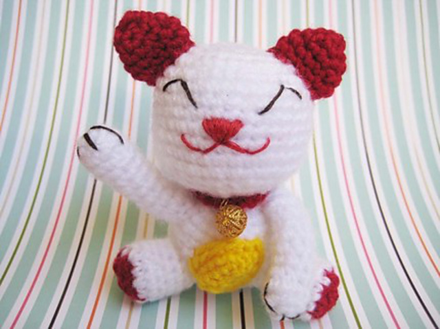 Lucky Cat Amigurumi