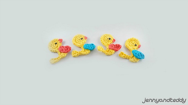 easy duckling applique