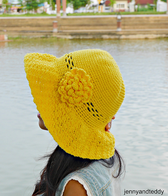 secret garden wide brim sun hat