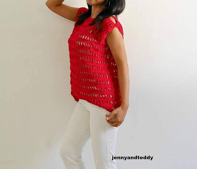 peek a boo summer top