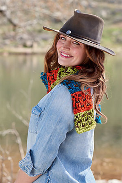 Colorplay Tunisian Scarf