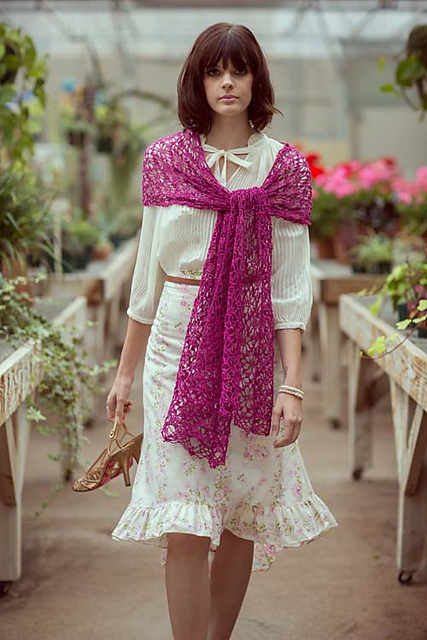 Pink Zazzle Shawl