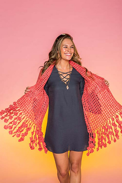 Coral Flame Wrap