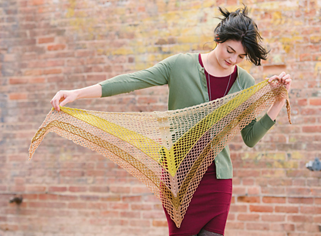 Gingko Shawl