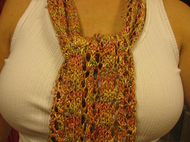 Beehive Lace Scarf #230
