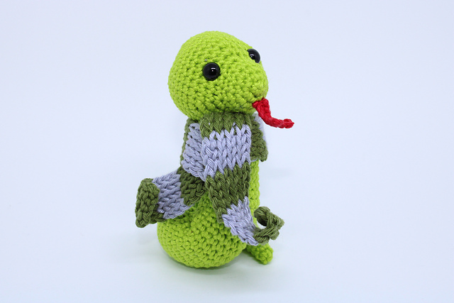 Skytherin Snake Amigurumi