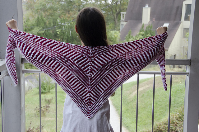 Peonies Shawl