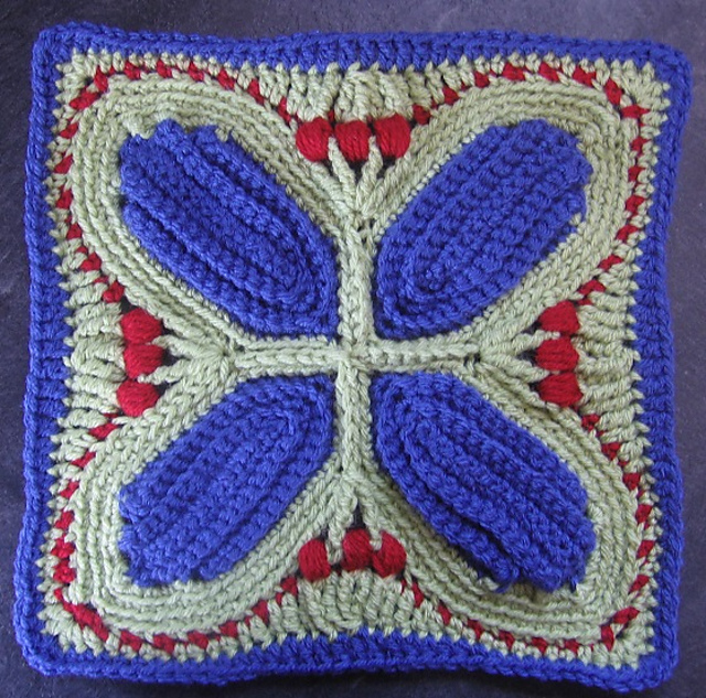 April Showers Bring May Flowers 9" and 12" Block