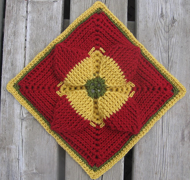 Summer Solstice 9"/12" Afghan Block Square