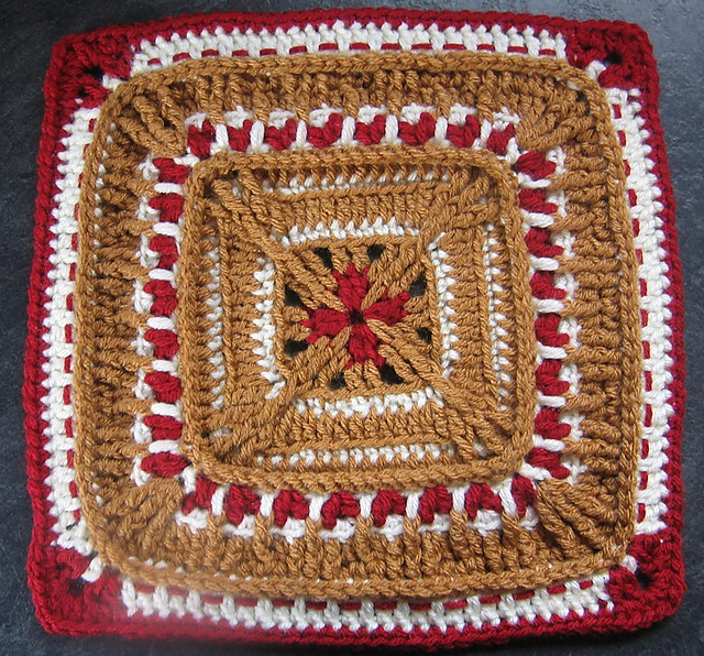 Bringing in the Sheaves 9" and 12" Afghan