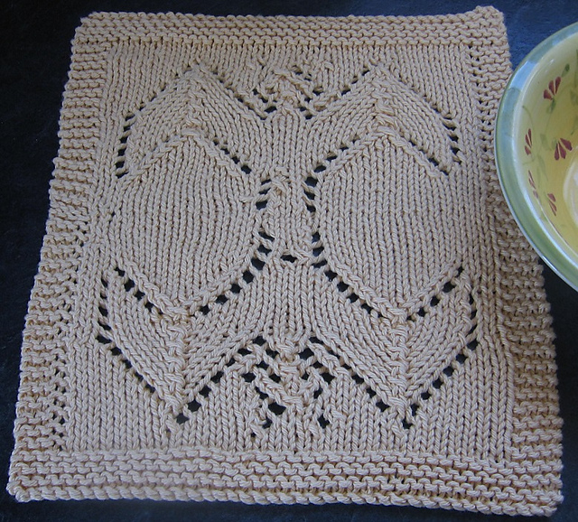 Bat Dishcloth Afghan Square Dishcloth