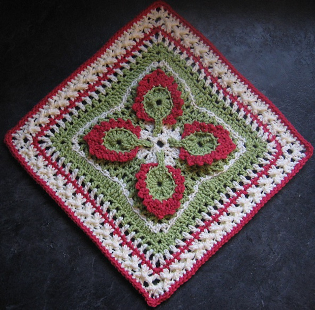 Promise Me Spring Afghan BLOCK 9/12"