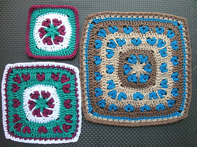 Fire in Your Heart 6/9/12" Afghan Blocks