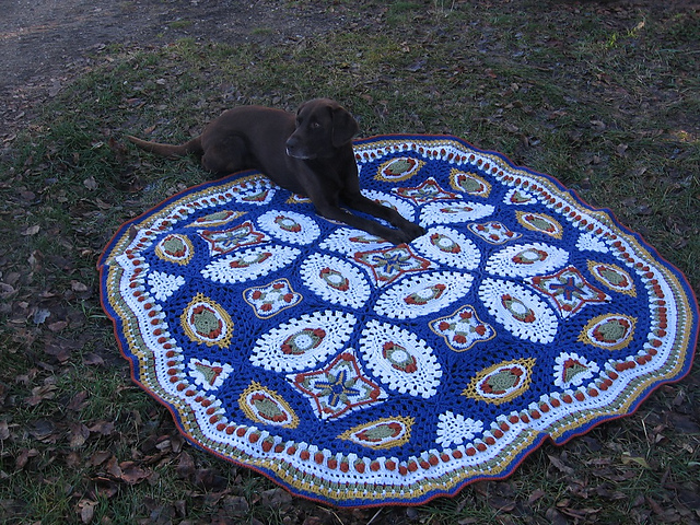 Deftly Delft  CAL AFGHAN 2016