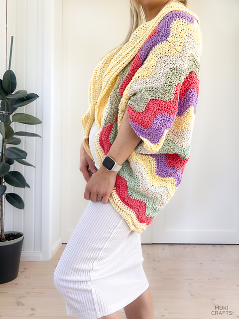 Rebel Chevron Poncho