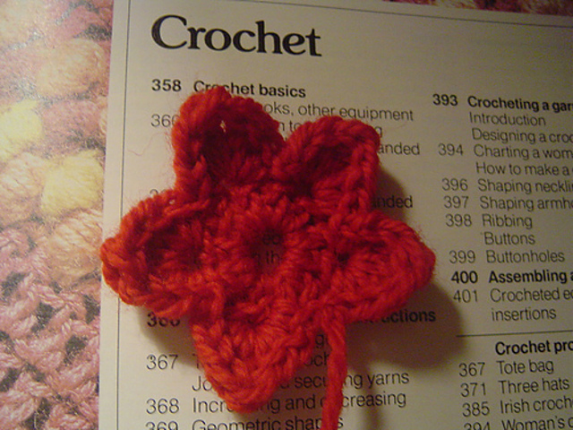 Simple Crocheted Flower