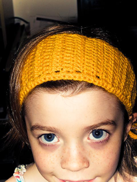 Donna's Wide Crochet Headband