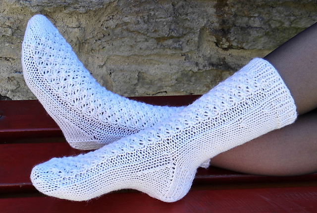 Snowflake socks