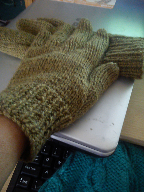 Stocking Stitch Gloves