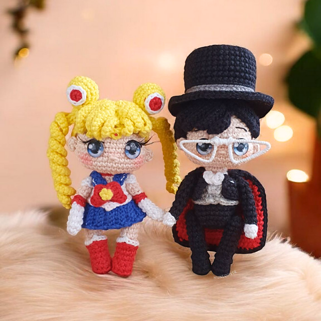 Sailor Moon and Tuxedo Mask